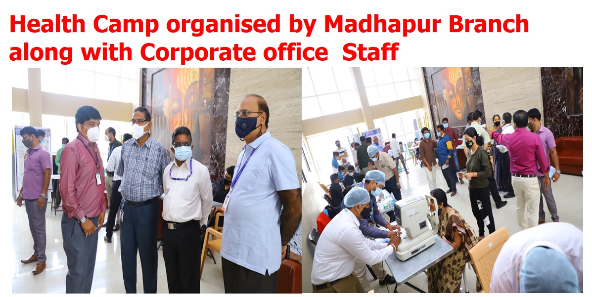 Health camp organised by madhapur branch along with corporate office staff | Kbsbankindia.in | Kbsbankindia.com | Gallery